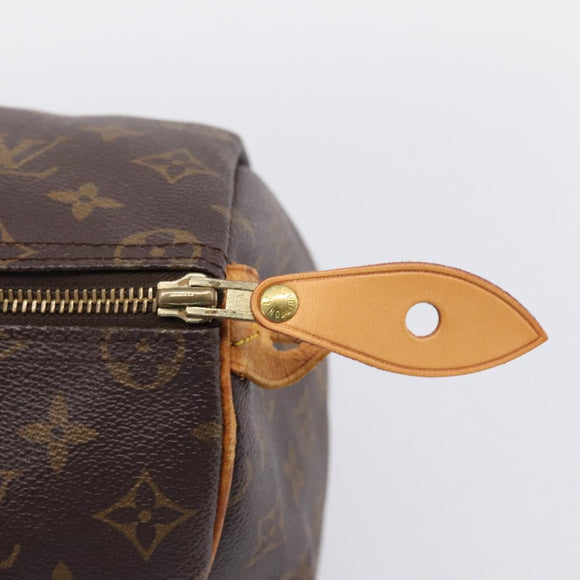 LOUIS VUITTON Monogram Speedy 35 Hand Bag M41524 LV Auth 205222