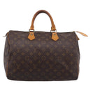 LOUIS VUITTON Monogram Speedy 35 Hand Bag M41524 LV Auth 205222-13