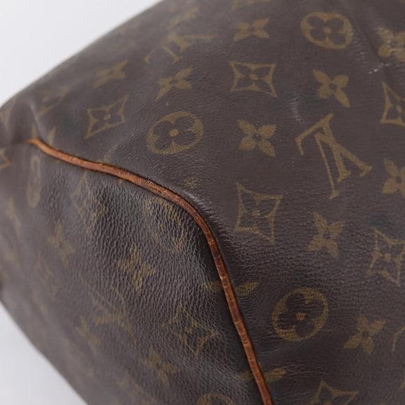 LOUIS VUITTON Monogram Speedy 35 Hand Bag M41524 LV Auth 205226