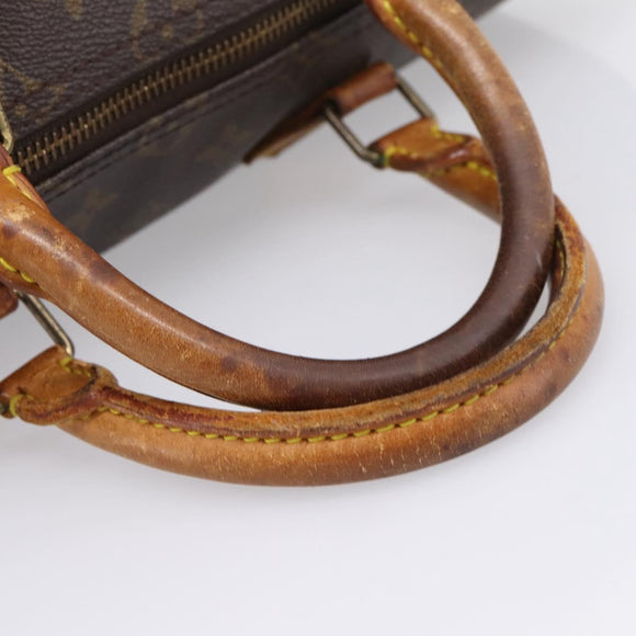 LOUIS VUITTON Monogram Speedy 35 Hand Bag M41524 LV Auth 205226