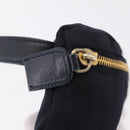 PRADA Waist bag Nylon Navy Gold Auth 205227-16