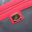 MCM Vicetos Logogram Backpack Leather Pink Gold Auth 205228-20