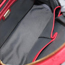 MCM Vicetos Logogram Backpack Leather Pink Gold Auth 205228-21