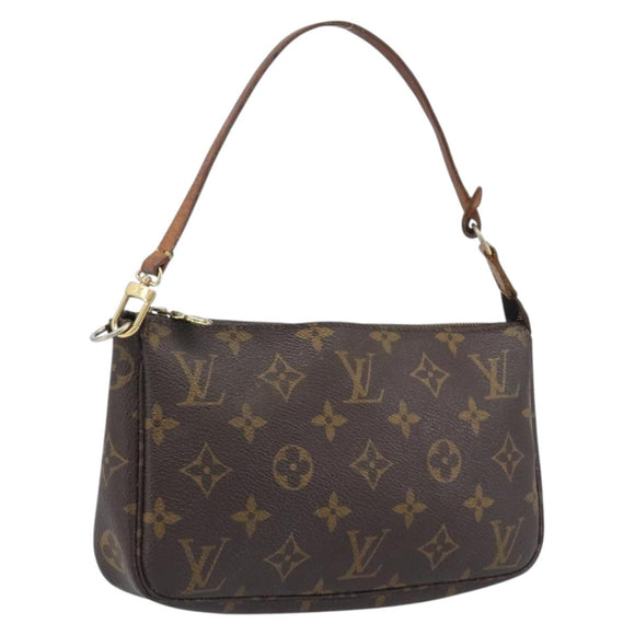 LOUIS VUITTON Monogram Pochette Accessoires Pouch M51980 LV Auth 205230