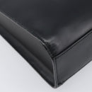 GUCCI Shoulder Bag Patent leather Black Silver Auth 205233-18