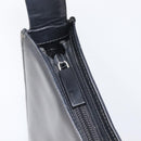 GUCCI Shoulder Bag Patent leather Black Silver Auth 205233-19