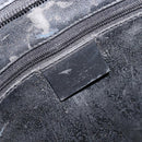 GUCCI Shoulder Bag Patent leather Black Silver Auth 205233-20