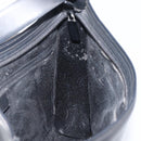 GUCCI Shoulder Bag Patent leather Black Silver Auth 205233-21