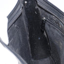 GUCCI Shoulder Bag Patent leather Black Silver Auth 205233-22