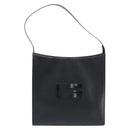 GUCCI Shoulder Bag Patent leather Black Silver Auth 205233-13