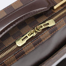 LOUIS VUITTON Ebene Canvas Ordinatur Savana Bag 2way N53355 LV Auth 205237V-23
