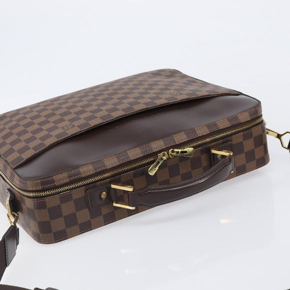 LOUIS VUITTON Ebene Canvas Ordinatur Savana Bag 2way N53355 LV Auth 205237V