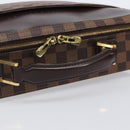 LOUIS VUITTON Ebene Canvas Ordinatur Savana Bag 2way N53355 LV Auth 205237V-7