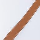 HERMES Constance H Belt Leather 70 Brown Gold Auth 205238V-14
