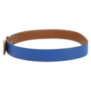 HERMES Constance H Belt Leather 70 Brown Gold Auth 205238V-3