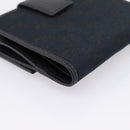 GUCCI GG Canvas Bifold Wallet Black Silver 146195 Auth 205241V-11