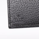 GUCCI GG Canvas Bifold Wallet Black Silver 146195 Auth 205241V-14