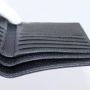 GUCCI GG Canvas Bifold Wallet Black Silver 146195 Auth 205241V-16