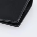 PRADA Bifold Wallet Nylon Black Gold Auth 205242M-15