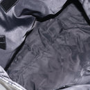 BURBERRY Nova Check Tote Bag Nylon Black Silver Auth 205247A-11