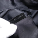 BURBERRY Nova Check Tote Bag Nylon Black Silver Auth 205247A-12