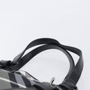 BURBERRY Nova Check Tote Bag Nylon Black Silver Auth 205247A-8