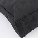 MCM Logogram Vicetos Tote Bag PVC Black Gold Auth 205249-16