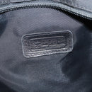 MCM Logogram Vicetos Tote Bag PVC Black Gold Auth 205249-12