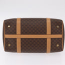 CELINE Macadam Canvas Hand Bag PVC Leather Brown Gold Auth 205250V-5
