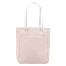 Christian Dior Trotter Canvas Tote Bag Pink Silver Auth 205251V-13