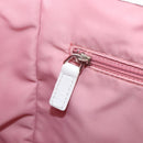 Christian Dior Trotter Canvas Tote Bag Pink Silver Auth 205251V-22