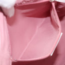 Christian Dior Trotter Canvas Tote Bag Pink Silver Auth 205251V-23