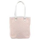 Christian Dior Trotter Canvas Tote Bag Pink Silver Auth 205251V-2