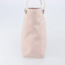 Christian Dior Trotter Canvas Tote Bag Pink Silver Auth 205251V-4