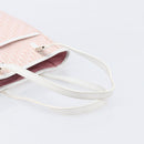 Christian Dior Trotter Canvas Tote Bag Pink Silver Auth 205251V-7