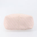 Christian Dior Trotter Canvas Tote Bag Pink Silver Auth 205251V-5