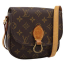 LOUIS VUITTON Monogram Saint Cloud PM Shoulder Bag M51244 LV Auth 205252A-1