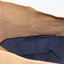 CELINE Horizontal Cabas Tote Bag Leather Beige Gold Auth 205254-19