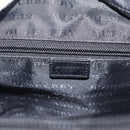 BURBERRY Nova Check Hand Bag PVC Beige Silver Auth 205260A-18