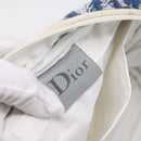 Christian Dior Trotter Canvas Hand Bag pile Blue Auth 205261-19