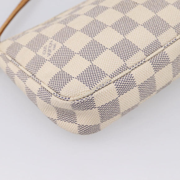 LOUIS VUITTON Damier Azur Pochette Accessoires Pouch N41207 LV Auth 205262A