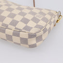 LOUIS VUITTON Damier Azur Pochette Accessoires Pouch N41207 LV Auth 205262A-16