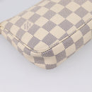 LOUIS VUITTON Damier Azur Pochette Accessoires Pouch N41207 LV Auth 205262A-17
