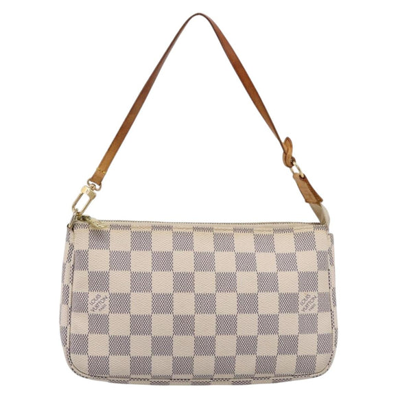 LOUIS VUITTON Damier Azur Pochette Accessoires Pouch N41207 LV Auth 205262A