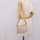 LOUIS VUITTON Damier Azur Pochette Accessoires Pouch N41207 LV Auth 205262A-22