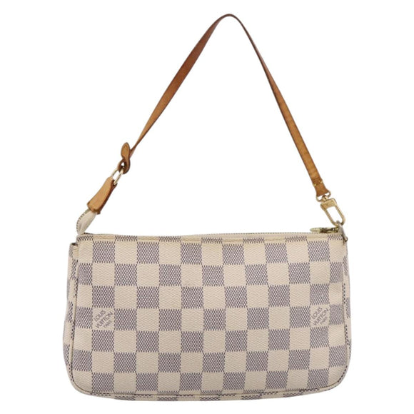 LOUIS VUITTON Damier Azur Pochette Accessoires Pouch N41207 LV Auth 205262A
