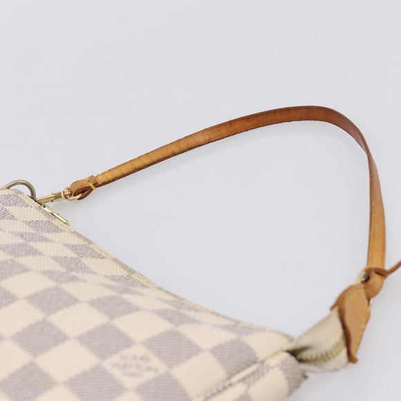 LOUIS VUITTON Damier Azur Pochette Accessoires Pouch N41207 LV Auth 205262A