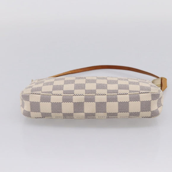 LOUIS VUITTON Damier Azur Pochette Accessoires Pouch N41207 LV Auth 205262A