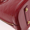 LOUIS VUITTON Monogram Vernis Alma PM Bag Rose Andian M91770 LV Auth 205266V-16