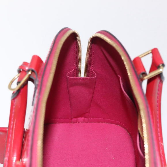 LOUIS VUITTON Monogram Vernis Alma PM Bag Rose Andian M91770 LV Auth 205266V